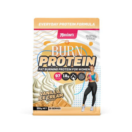 Maxine's-Burn Protein Vanilla Ice Cream 500g