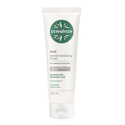 DermaVeen Face Gentle Exfoliating Scrub 125ml