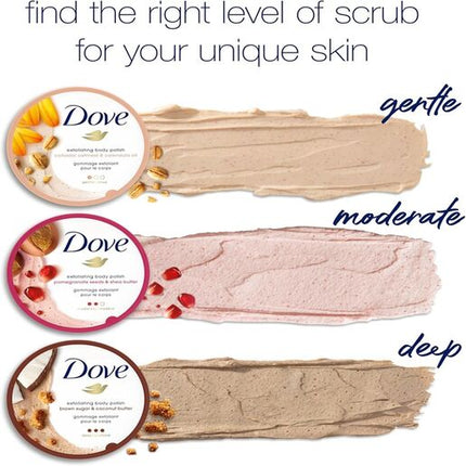 Dove Oatmeal and Calendula Oil Exfoliating Body Polish 298g
