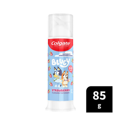 Colgate Kids Bluey Strawberry Pump Toothpaste 85g