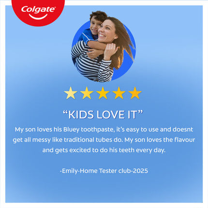 Colgate Kids Bluey Strawberry Pump Toothpaste 85g
