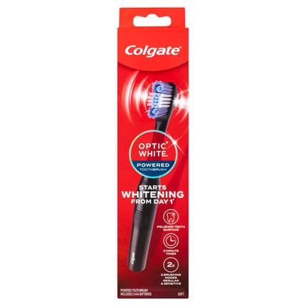 Colgate Optic White Powered Toothbrush Soft 1 Pack