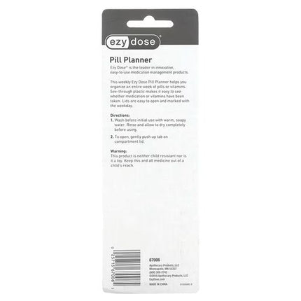 Ezy Dose Pill Reminder Classic 7-Day Large