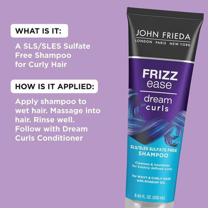 John Frieda Shampoo Fizz Ease Dream Curls 250ml