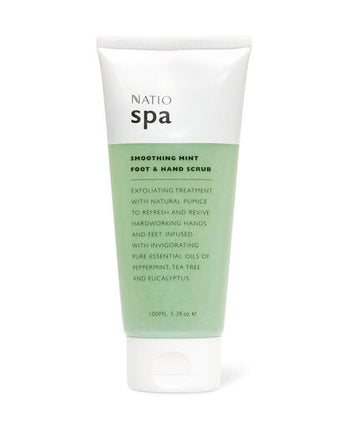 Natio Spa Smoothing Mint Foot & Hand Scrub 100ml