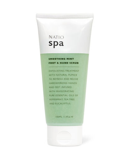 Natio Spa Smoothing Mint Foot & Hand Scrub 100ml