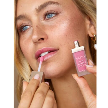 Natio Pink Sunset Glossy Lip Oil 4.8ml