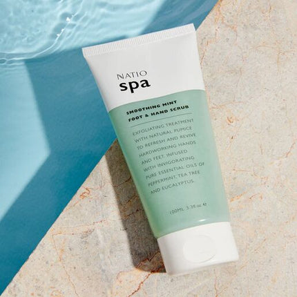 Natio Spa Smoothing Mint Foot & Hand Scrub 100ml