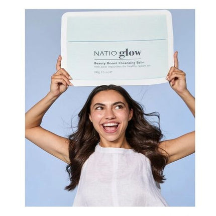 Natio Glow Beauty Boost Cleansing Balm 100g