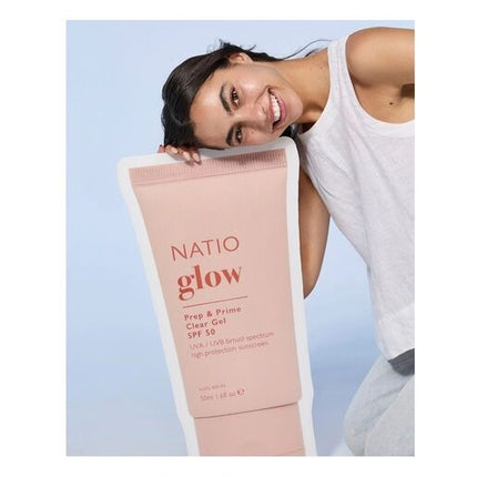 Natio Glow Daily Radiance Clear Gel Sunscreen SPF 50 50ml