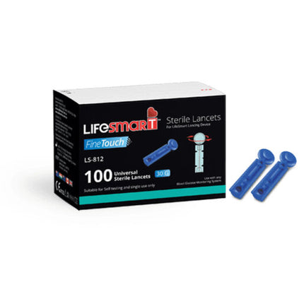 LifeSmart Sterile Lancets Box 100 Pack
