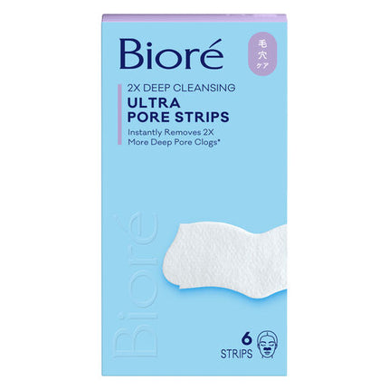 Biore Ultra Deep Cleansing Pore Strips 6 Pk