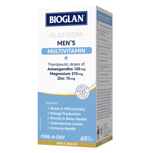 Bioglan Platinum Mens Multi 60 Tablets
