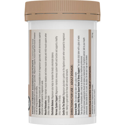 Swisse Ultiboost Magnesium Glycinate 60 Tablets