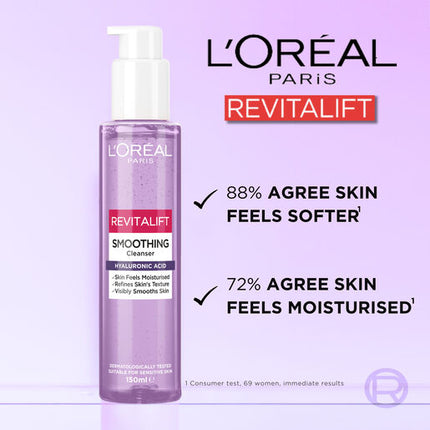L'Oreal Revitalift Filler Hyaluronic Acid Cleanser 150ml