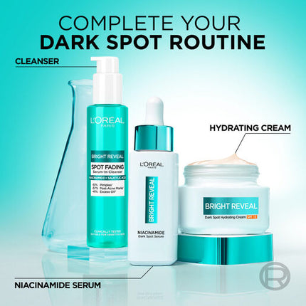L'Oreal Paris Bright Reveal Niacinamide + Salicylic Acid Spot Fading Serum-in-Cleanser 150ml