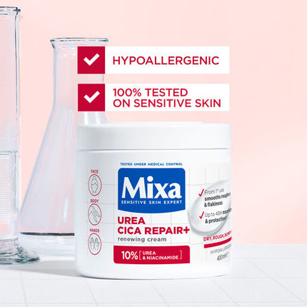 Mixa Urea Cica Repair+ 10% Renewing Cream 400ml