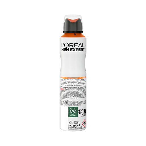 L'Oréal Paris Men Expert Hydra Energetic Extreme Sport 72H Anti-Perspirant Deodorant 250ml