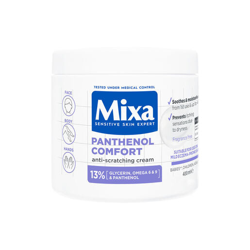 Mixa Panthenol Comfort 13% Anti-Scratching Cream 400ml