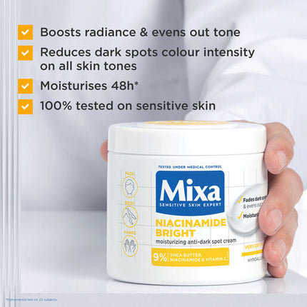 Mixa Niacinamide Bright 9% Moisturising Anti-Dark Spot Cream 400ml