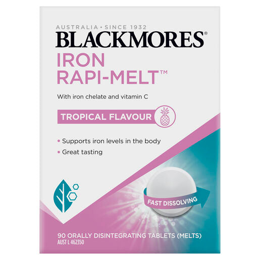 Blackmores Iron Rapi-Melt 90 Tablets