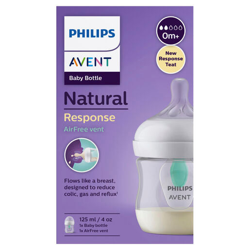 Philips Avent Natural Response Bottle with AirFree Vent 125ml 1-pack