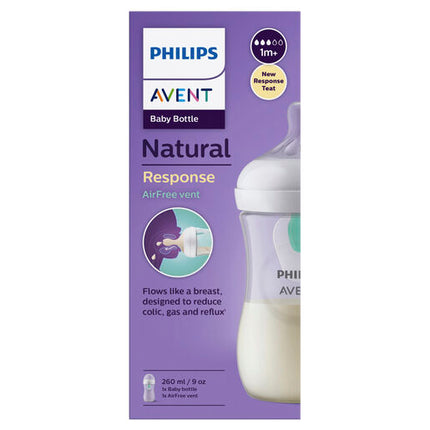 Philips Avent Natural Response Bottle with AirFree Vent 260ml 1-pack