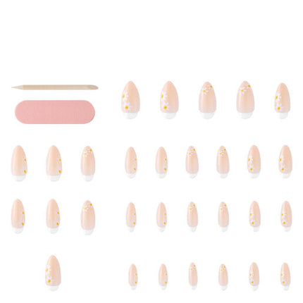 GLAM by Manicare Glam Ready Pre-Glued Nails 30pcs - Floral
