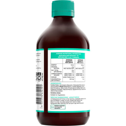 Swisse Chlorophyll Spearmint Flavoured Superfood Liquid 500ml