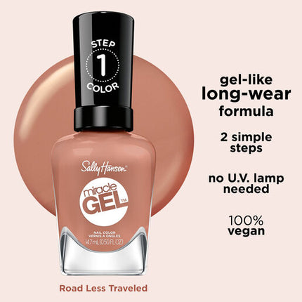 Sally Hansen Miracle Gel Nail Polish Road Less Travelled 190 14.7ml