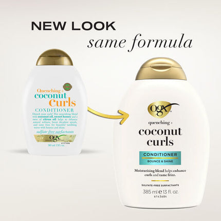 OGX Quenching + Coconut Curls Conditioner 385mL