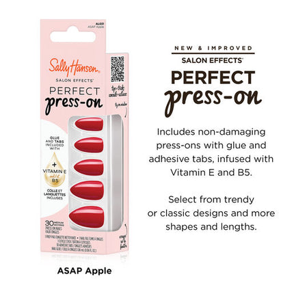 Sally Hansen Salon Effects Perfect Press On Nails 30 031 ASAP Apple