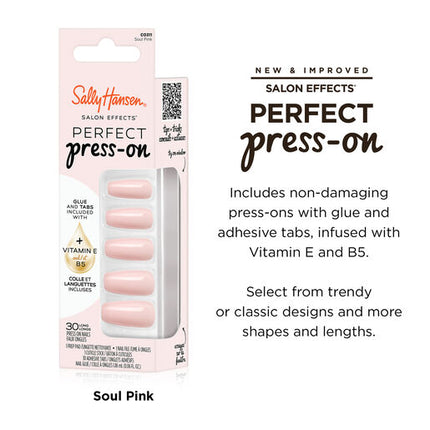 Sally Hansen Salon Effects Perfect Press On Nails 30 311 Soul Pink