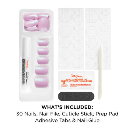 Sally Hansen Salon Effects Perfect Press On Nails 30 401 Affairy To Remember