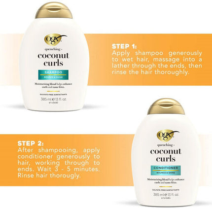 OGX Quenching + Coconut Curls Conditioner 385mL