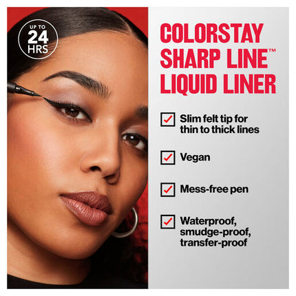 Revlon ColorStay Sharp Line Liquid Liner Blackest Black 1.6g