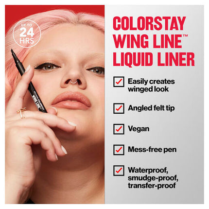Revlon ColorStay Wing Line Liquid Liner Blackest Black 1.6g