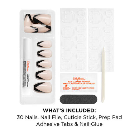 Sally Hansen Salon Effects Perfect Press On Nails 30 341 French Twist