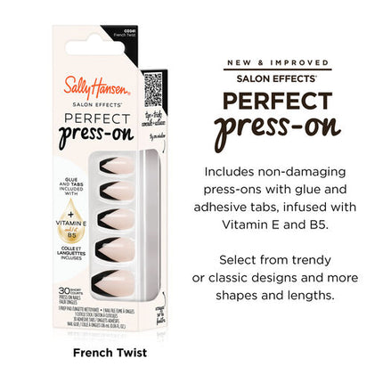 Sally Hansen Salon Effects Perfect Press On Nails 30 341 French Twist