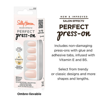 Sally Hansen Salon Effects Perfect Press On Nails 30 121 Ombre Lievable