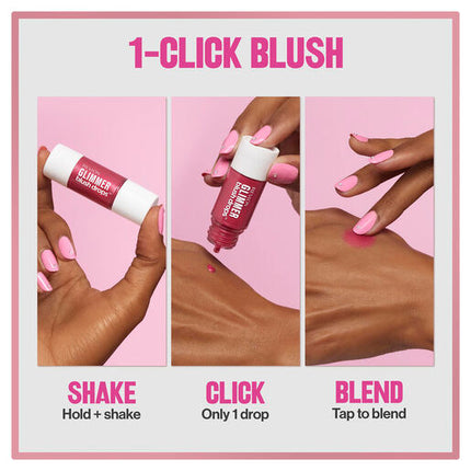 Revlon Glimmer Blush Drops - Coralicious 101