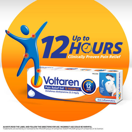 Voltaren Pain Relief Gel 12 Hourly 30g