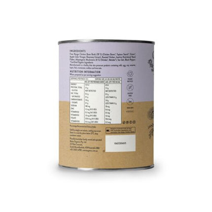 Nutra Naturals Bone Broth Chicken Org Adaptogenic Mushroom 125g