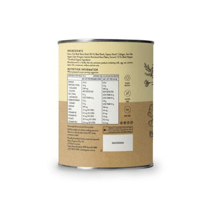 Nutra Naturals Bone Broth Beef Tumeric 125g