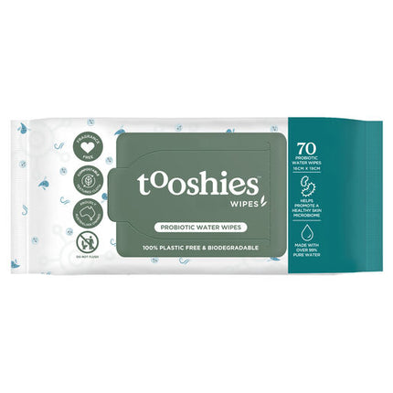 Tooshies Probiotic Water Wipes 70