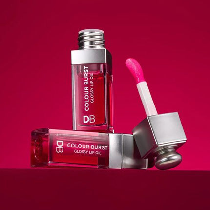 Designer Brands Colour Burst Glossy Lip Oil Raspberry 8ml