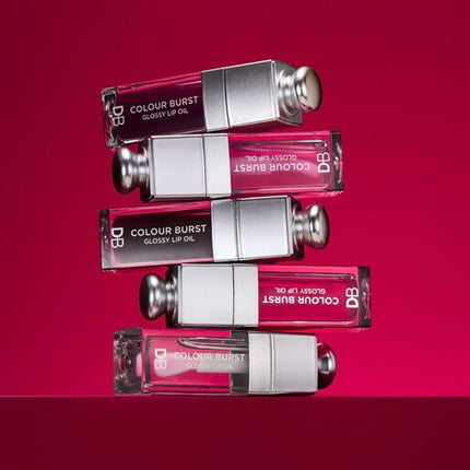 Designer Brands Colour Burst Glossy Lip Oil Raspberry 8ml