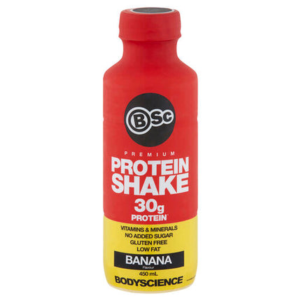 Body Science BSc Premium Protein Shake Banana Flavour 450ml