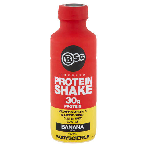 Body Science BSc Premium Protein Shake Banana Flavour 450ml