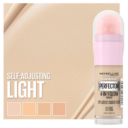 Maybelline Instant Perfector Glow Foundation 01 Light